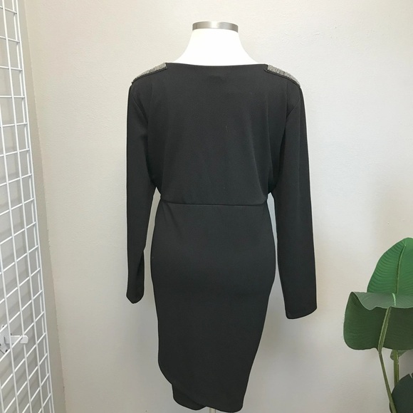 Torrid x Rebel Wilson Beaded Shoulder Faux Wrap Dress - Size 26 (4) - Picture 2 of 4